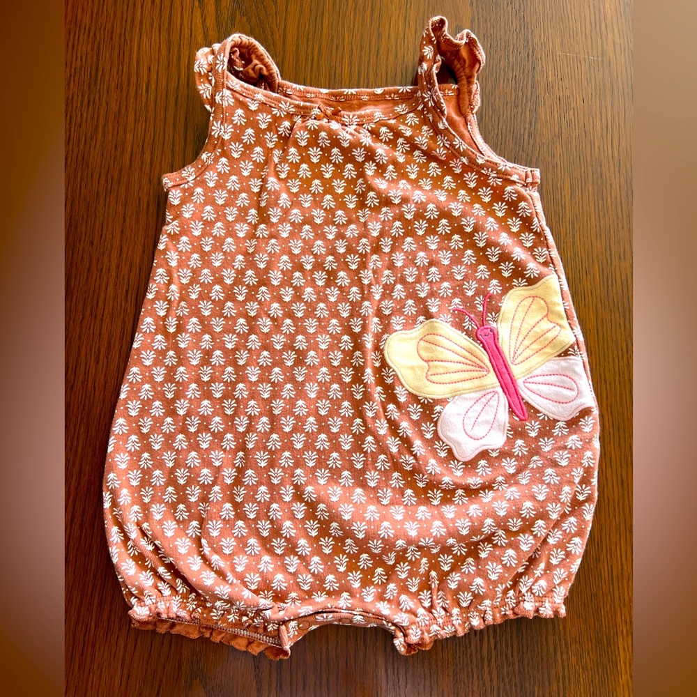 Carter,24 month, ballon romper, butterfly design